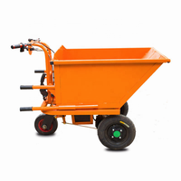 Kit moteur pour brouette électrique de jardin, chariot à trois roues avec pneus pleins, 300-8, garantie 1 an, capacité 270L, puissance 1300W