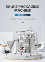 Máquina Envasadora Automática de Líquido Lavavajillas, Máquina Envasadora de Ketchup y Salsa de Tomate en Sobres, Máquina de Sellado Posterior