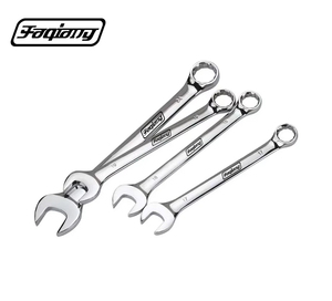 Clé combinée métrique Faqiang Tools 10 mm, conception à 12 points, déport de 15 degrés, acier au carbone miroir, OEM industriel - Product Image 1