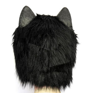 Venta al por mayor realista perro disfraz máscara peludo <span class=keywords><strong>Husky</strong></span> Cosplay suave última mascarada carnaval fiesta Animal máscara para adultos - Product Image 4