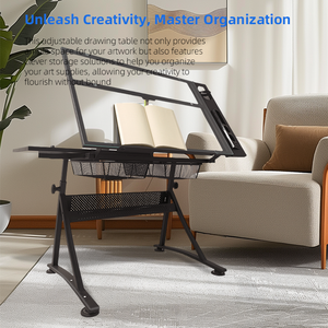Bàn vẽ kiến trúc chuyên nghiệp đa năng, gấp gọn được, mặt bàn kính - Product Image 2