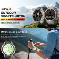 2026 Neue DM59 Smartwatch mit GPS Offline-Karte AMOLED-Bildschirm Armbanduhr 5ATM Wasserdicht Sport-Fitness-Tracker Smartwatch für Herren