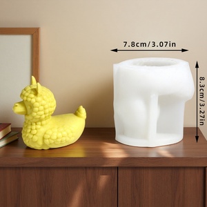 Alpaca Duck <b>Silicone</b> Mold DIY Cake <b>Baking</b> & Candle Making Mold Decoration Shaping Mold - Product Image 6