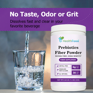 Natural Prebiotic Fiber Powder Plant Based Daily Nutritional Fiber <b>Supplement</b> for Gentle Gut Comfort Guar Fiber Powder - Product Image 5