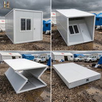 Maison conteneur pliable chinoise imperméable et respirante de 20 pieds avec un design moderne pour une utilisation en villa et en immeuble de bureaux