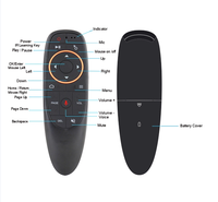 Télécommande Air Mouse pour Android, modèle 2.4, 2020 GHz, sans fil, Gyroscope d'axe, G10, G10S, avec USB, pour tv Box, Android, offre spéciale