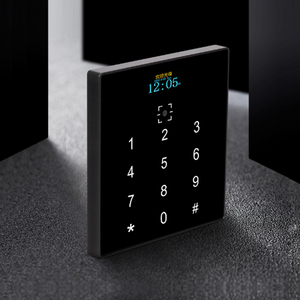 Escáner de código QR 1D 2D Control de acceso de puerta de pantalla táctil con teclado Lector de proximidad de tarjeta RFID Wiegand inteligente - Product Image 1