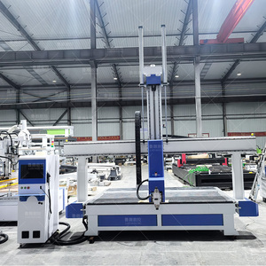Máquina de grabado de cabeza oscilante de 4 ejes de China 2025, fresadora de carpintería <span class=keywords><strong>CNC</strong></span>, mesa de adsorción al vacío de alta eficiencia - Product Image 4
