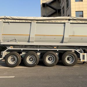 Semirremolque Volquete Hidráulico de 3 Ejes, Acero Reforzado, Capacidad de Carga 60 T, Volquete Trasero - Product Image 3