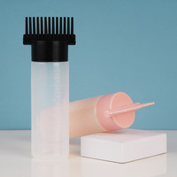 Bouteilles professionnelles personnalisées pour la coloration des cheveux en salon, bouteilles d'application pour le cuir chevelu et les racines, applicateur d'huile capillaire