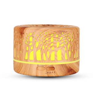 Bằng gỗ L siêu âm Mist essentialoil khuếch tán xách tay tạo độ ẩm thiết bị gia dụng máy lọc không khí - Product Image 1