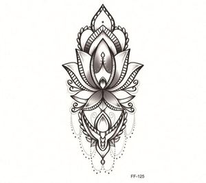 Tinta de Tatuaje Temporal Impermeable para Hombres y Mujeres, Pegatinas Realistas para Arte Corporal, Cubren Cicatrices, Diseños de Alas, Larga Duración, Sin Brillo - Product Image 2