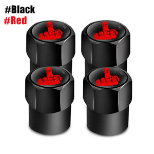 Logotipo personalizado Accesorio <span class=keywords><strong>exterior</strong></span> Aleación de aluminio Tapa de válvula de neumático de coche Cubierta antipolvo American Standard Cars Motocicletas Bicicletas QY - Product Image 6