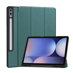 Étui pour <span class=keywords><strong>tablette</strong></span> pliable en caoutchouc souple TPU pour <span class=keywords><strong>Samsung</strong></span> <span class=keywords><strong>Galaxy</strong></span> <span class=keywords><strong>TAB</strong></span> S10 Ultra porte-crayon en cuir PU antichoc béquille housse <span class=keywords><strong>de</strong></span> protection - Product Image 2