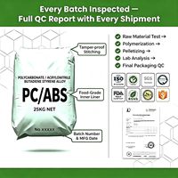 Résine PC ABS à haute résistance WY-A145, mélange 100 % vierge de polycarbonate et d'acrylonitrile pour pièces d'ingénierie de précision