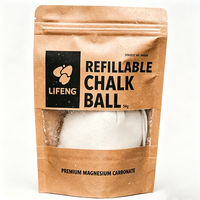 Boules de craie LIFENG, accessoires sportifs réutilisables, boule de craie pour l'escalade, carbonate de magnésium 56g, boule de craie pour la gym et l'escalade