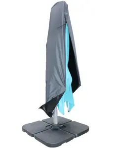 Breathable Polyester Waterproof Uv Resistant Durable Outdoor Garden Furniture Patio Roma Beach Umbrella Cover