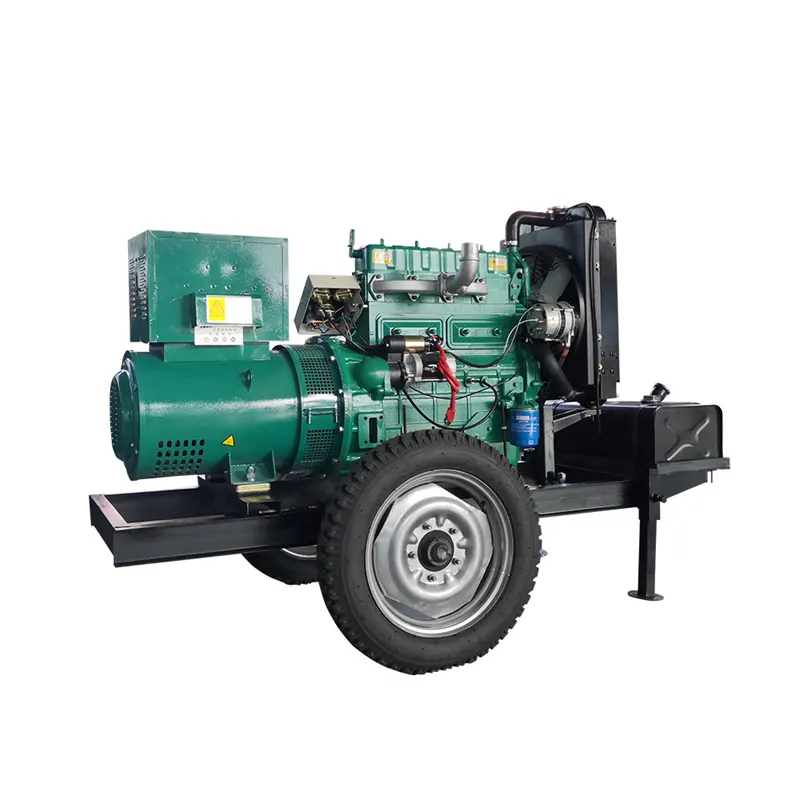 พลังงานฉุกเฉิน 100kva เครื่องยนต์ Genset Cummins 4bta3.9-g11 127v / 220v 80kw เครื่องกําเนิดไฟฟ้าดีเซล