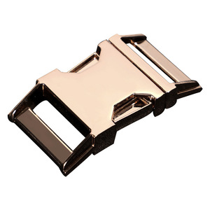Metal Buckle Zinc Alloy Side Release Buckle For Bags Backpacks <b>Webbing</b> Durable Champagne Gold - Product Image 4