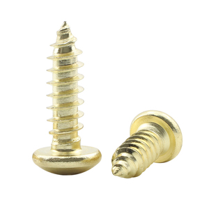 1000 pièces/sac Vis autotaraudeuses à tête cruciforme ronde en acier inoxydable 304 plaqué or M1.2 M1.4 M1.7 M2 M2.3 M2.6 M3 M3.5 M4 M5 - Product Image 5