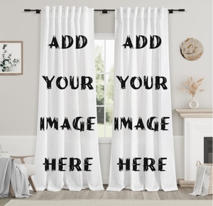 Aangepaste Gordijnen Voor Ramen-Gepersonaliseerde Verduisteringsgordijnen Foto & Tekst Geïsoleerde Gordijnen Voor Slaapkamer & Woonkamer Decor - Product Image 1
