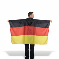 Drapeaux de corps promotionnels personnalisés 3x5 pieds Allemagne Brésil Argentine pour l'encouragement des supporters – Drapeaux nationaux des pays d'Amérique du Sud