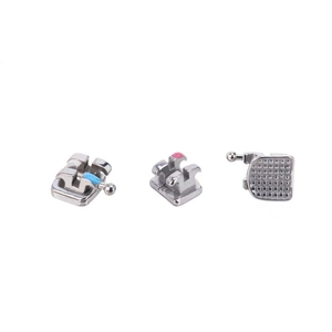 Tandheelkundige Bondable Mini Orthodontische Roth Metalen Beugel Monoblock/Mesh Basis - Product Image 2