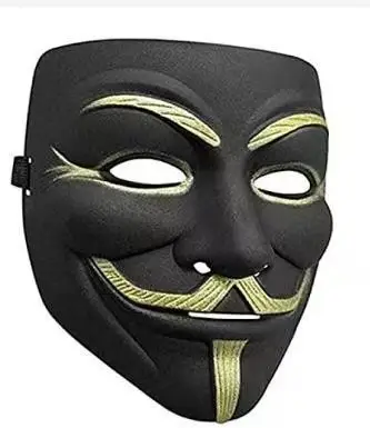 ベンデッタマスク用ハッカーマスクV卸売ハロウィンコスプレコスチュームパーティー小道具マスク