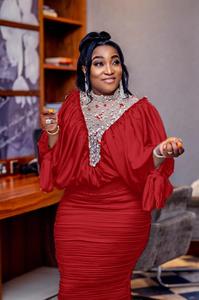 Robe de soirée longue élégante sexy pour femmes, robe longue moulante à gros seins, 2023 - Product Image 2