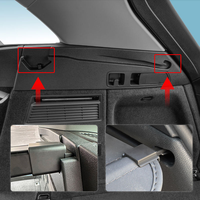 Cache-bagages rétractable pour Audi Q5 2017-2025 Accessoire de voiture pour l'intérieur Version améliorée Accessoires intérieurs