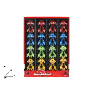 Juego de 4 coches RC de juguete con ruedas libres de cuatro tubos y 8 piezas de repuesto para carreras de segundos. - Product Image 1