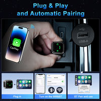 Adaptateur Apple CarPlay 2025, adaptateur AirPlay 2, adaptateur CarPlay sans fil, dongle Android Auto de type C pour WiFi en voiture