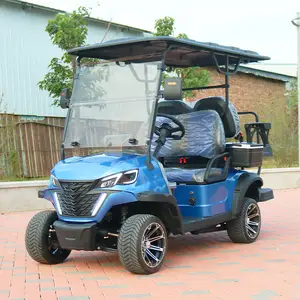 Offre Spéciale voiturette de golf électrique chinois bon marché Mini voitures de chasse électriques voiturette de golf électrique 2 4 6 passagers