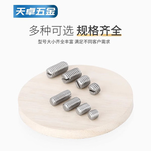 Vis sans tête fendue à extrémité plate Tianzhuo en acier inoxydable 304 M1.6 M2 M3 M4 M5 M6 M10 pour connexion et fixation - Product Image 5