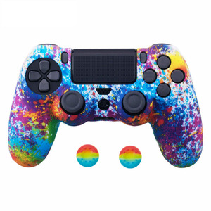 Funda Protectora Delgada de Silicona con Diseño Personalizado por Transferencia de Agua para el Control de PS4 <span class=keywords><strong>Dualshock</strong></span> 4, Bajo MOQ - Product Image 5