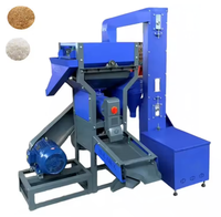 Machine de Moulin à Riz Automatique pour Paddy avec Séparateur de Pierres Vibrant, Décortiqueuse et Broyeur à Riz Diesel