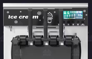 High Productivity Three Flavors Stainless Steel Commercial Soft <b>Ice</b> Use AS-BQL128 High-Power Consumption - Product Image 4