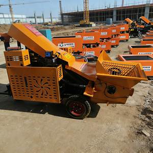 Bomba de Concreto Bibo con Sistema Hidráulico y Control Remoto, Mezcla y Transporte Integrados para Maquinaria de Construcción - Product Image 1