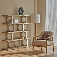 Skandi navis che Möbel Wabi Wabi Weißes Sofa Wohnzimmer Stoff Stuhl Home Restaurant Villa Hotel