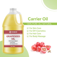 Huile de pépins de raisin biologique naturelle en gros, pressée à froid, pour soins de la peau et massage, huile de pépins de raisin pure