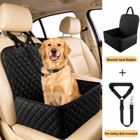 Tapis de voiture pour animaux de compagnie, imperméable, portable, coussin en polyester épaissi pour siège arrière, housse de siège de voiture pour chien, toutes saisons