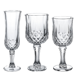 Glassware <strong>Flutes</strong> Luxury Crystal Clear Retro Wine Glasses <strong>Champagne</strong> Shot <strong>Wholesale</strong> Vintage Wine Goblet Glass Cup - Product Image 2