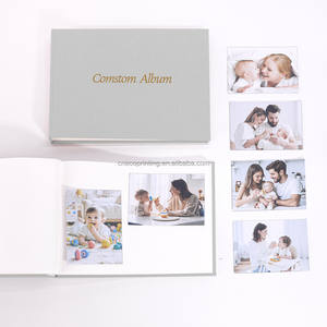 Carta personalizzata stampa anniversario scrapbookmook memoria ricordo regalo lino copertina foto Album libro - Product Image 3