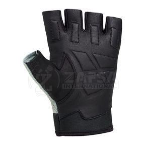 Half-Finger Leather Sport Gym Gloves Custom Workout <b>Hand</b> Weight Lifting Wholesale Price Weight Lifting Gloves - Product Image 6