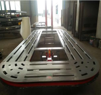 Tonghong TH-5200 Plateforme de redressage hydraulique de châssis de voiture, machine de réparation de carrosserie automobile, table de travail en acier 5200x2100mm, modèle d'usine