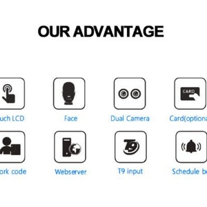 Professional Biometric Face Recognition Attendance Machine FA210 Time Attendance MB20 - Product Image 5