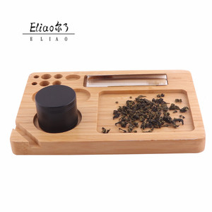 Bandeja <span class=keywords><strong>de</strong></span> Madera para Cachimba Erliao, Bandeja para Fumar con Logotipo Personalizable - Product Image 4