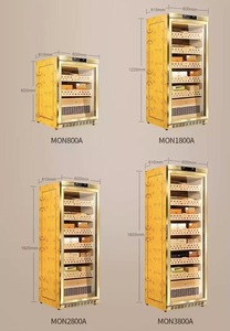 Phổ biến nhất độ ẩm không đổi và kiểm soát nhiệt độ raching Tủ Cigar Humidor với mỹ embraco máy nén - Product Image 6