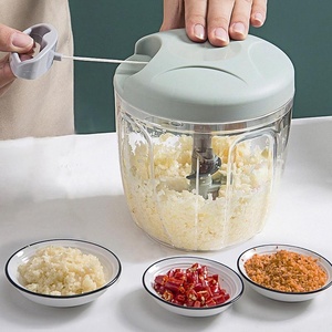 Hachoir à viande manuel 500/900ML, presse-ail rotative, hachoir à légumes et oignons, accessoires de cuisine - Product Image 1
