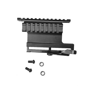 Accesorios de caza Accesorio de caza de aleación de aluminio de alta calidad Soporte láser Vista de alcance Base de montaje lateral Doble - Product Image 3